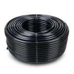 لفة أنابيب بلاستيك HDPE ضغط 16 بار PE 80 قطر خارجي 50 مم سماكة 5.6 مم SDR 9 لون أسود