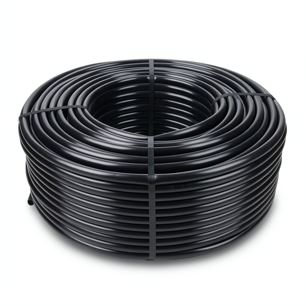 لفة انابيب HDPE ضغط 16 بار PE 80 قطر خارجي 63 ملم سماكة 7.1 ملم SDR 9 لون اسود