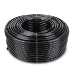 لفة أنابيب HDPE ضغط 16 بار PE 80 قطر خارجي 75 مم لون أسود