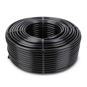 لفة أنابيب HDPE ضغط 16 بار PE 80 قطر خارجي 75 مم لون أسود
