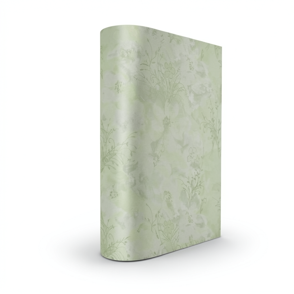 Floral Wallpaper 10m x 0.73m Green Color, Model 56950