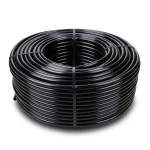 لفة انابيب بلاستيك HDPE ضغط 16 بار PE 80 قطر خارجي 110 مم SDR 9 لون اسود