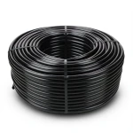 HDPE Coil Pipe Pressure 16 Bar PE 80 Size 125 mm SDR 9 Black Color