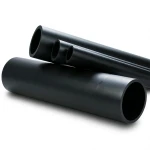 انابيب بلاستيك HDPE ضغط 6 بار PE 80 قطر خارجي 250 مم سماكة 11.4 مم لون اسود