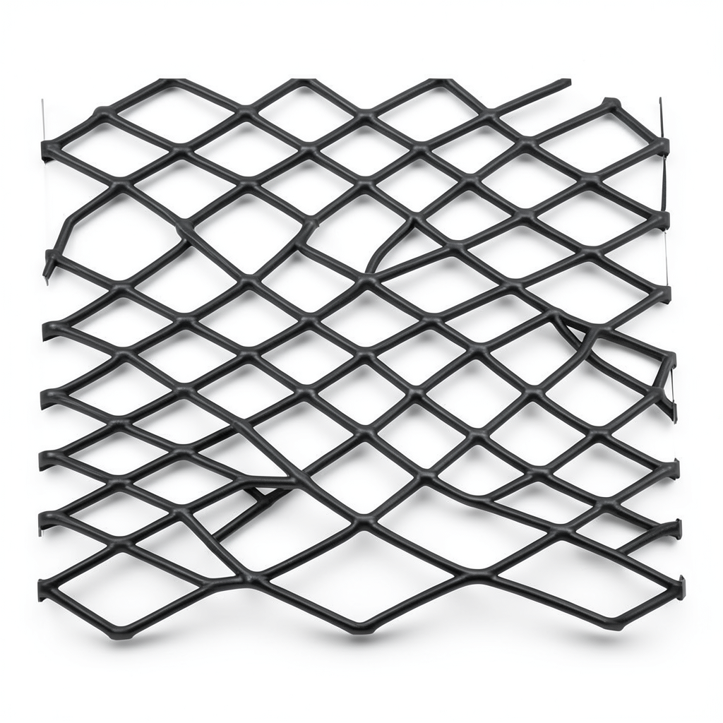 Hot Rolled Black Steel Expanded Metal Mesh Khaleeji 3 mm Thickness 1.22m Width 5m Length