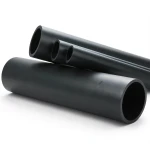 مواسير بلاستيك HDPE ضغط 6 بار PE 80 قطر خارجي 280 ملي SDR 33 لون اسود