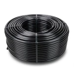 لفة أنابيب بلاستيك HDPE ضغط 16 بار PE 80 قطر خارجي 50 ملم سمك 6.9 ملم أسود