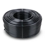 لفة أنابيب HDPE ضغط 16 بار PE 80 قطر خارجي 75 مم لون أسود