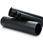 انابيب HDPE ضغط 6 بار PE 80 قطر خارجي 400 ملم سماكة 18.2 ملم لون اسود