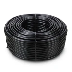HDPE Coil Pipe Pressure 16 Bar PE 80 Outer Diameter 90 mm Thickness 12.3 mm Black