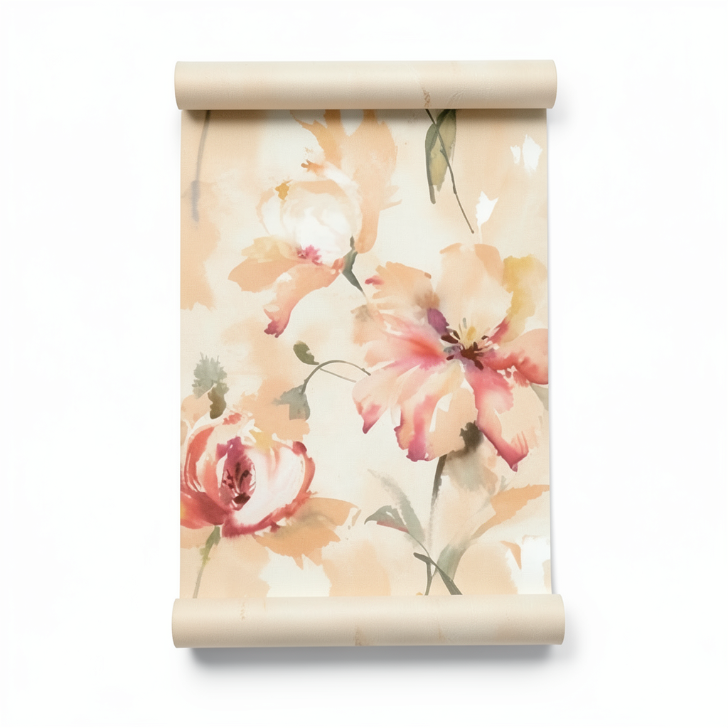 American Wallpaper 10m Length, 0.53m Width, Beige Color
