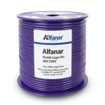 16mm Flexible Copper Wire 600/1000V 300ft Length, Purple | Al Fanar Alfanar