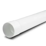 مواسير UPVC ضغط 12.5 بار (SDR 21) مقاس 200 ملم سمك 9.6 مم لون أبيض