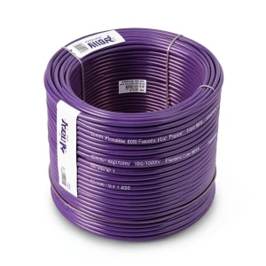 لفة سلك 50mm نحاس مرن كهربائي 600/1000 فولت طول 100 ياردة بنفسجي | شركة الفنار