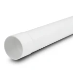 أنابيب بلاستيك UPVC ضغط 12.5 بار (SDR 21) مقاس 225 مم سماكة 10.8 مم لون أبيض