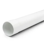 مواسير UPVC ضغط 12.5 بار (SDR 21) مقاس 250 ملم سماكة 11.9 مم لون أبيض