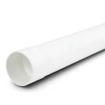 أنابيب UPVC ضغط 16 بار (SDR 17) قطر خارجي 160 ملم سماكة 9.5 ملم لون أبيض