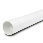 مواسير بلاستيك UPVC ضغط 20 بار (SDR 13.6) مقاس 110 مم سمك 8.1 مم لون أبيض