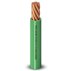 لفة سلك مجدول نحاس عزل PVC مقاوم للحرارة، مقاس 4 mm، 450/750 فولت | شركة الفنار