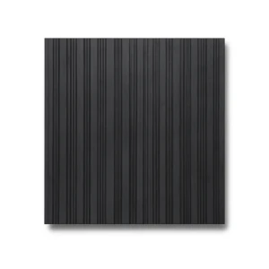 Decorative Black Porcelain Floor Tiles Thickness 10 mm, 60x60 cm, Club Model