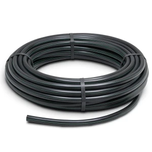 لفة أنابيب HDPE ضغط 15.9 بار PE 63 قطر خارجي 16 مم SDR 7.4 أسود