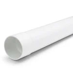 أنابيب UPVC ضغط 12.5 بار SDR 21 مقاس 160 ملم سماكة 7.7 مم أبيض