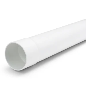 أنابيب UPVC ضغط 12.5 بار SDR 21 مقاس 160 ملم سماكة 7.7 مم أبيض