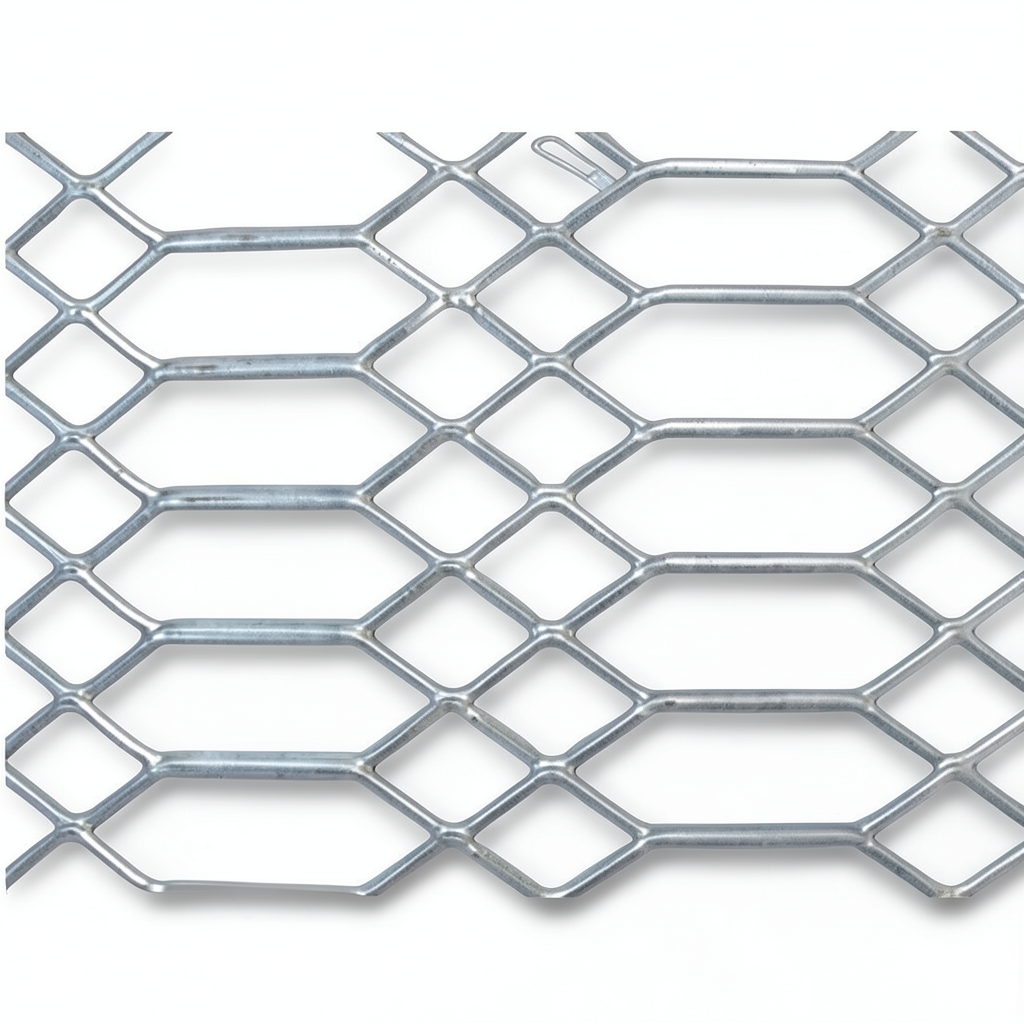 Hot Rolled Expanded Metal Mesh 1.2 mm Thickness, 1.22 M Width, 1 M Length, Jawhara Form