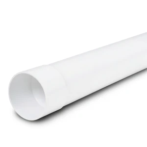 UPVC Plastic Pipe PN 16 Bar (SDR 17) Outside Diameter 225 mm Thickness 13.4 mm White