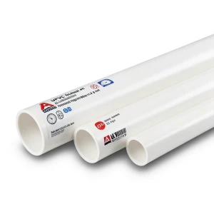 UPVC Pipes Schedule 40 ½ inch Thickness 2.8 mm Weight 0.24 kg/m White | Al Watania Plastics