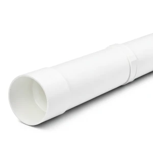 أنابيب UPVC ضغط 16 بار (SDR 17) قطر خارجي 250 مم سماكة 14.8 مم لون أبيض