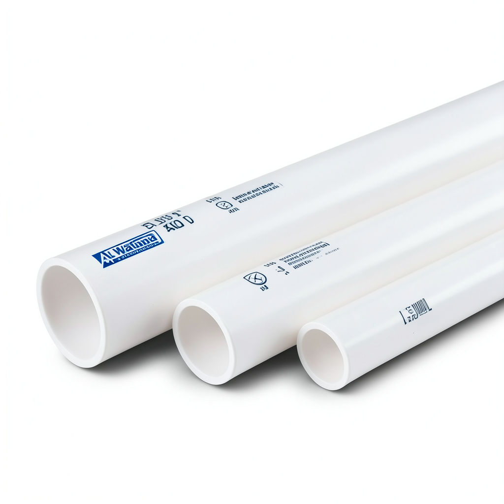 UPVC Pipes Schedule 80 Size 1 inch Thickness 4.6 mm Weight 60.0 kg/m White | Al Watania Plastics