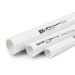 أنابيب UPVC جدول 80 مقاس ½ 1 إنش سمك 5.1 مم وزن 1.03 كجم/م لون أبيض | بلاستيك الوطنية