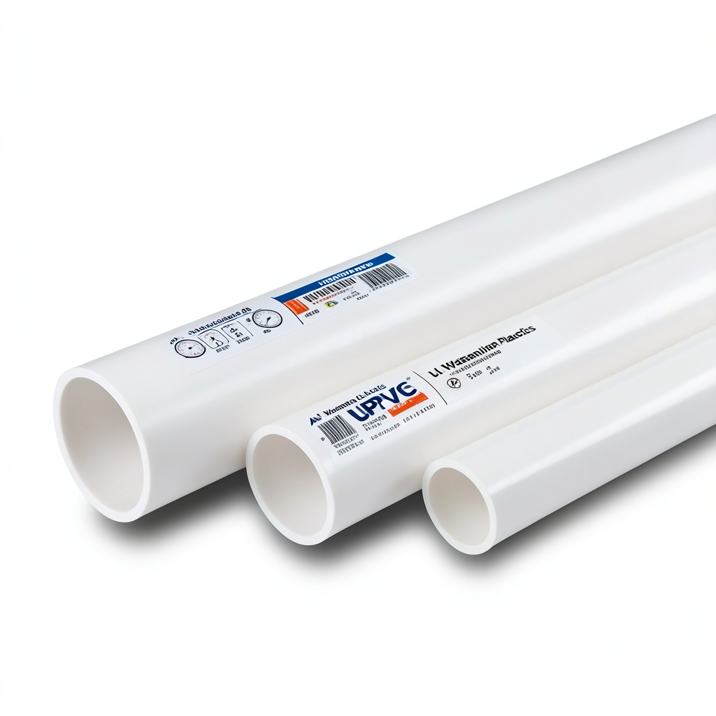 أنابيب UPVC جدول 80 مقاس 2 إنش سمك 5.5 مم وزن 1.41 كجم/م أبيض | بلاستيك الوطنية