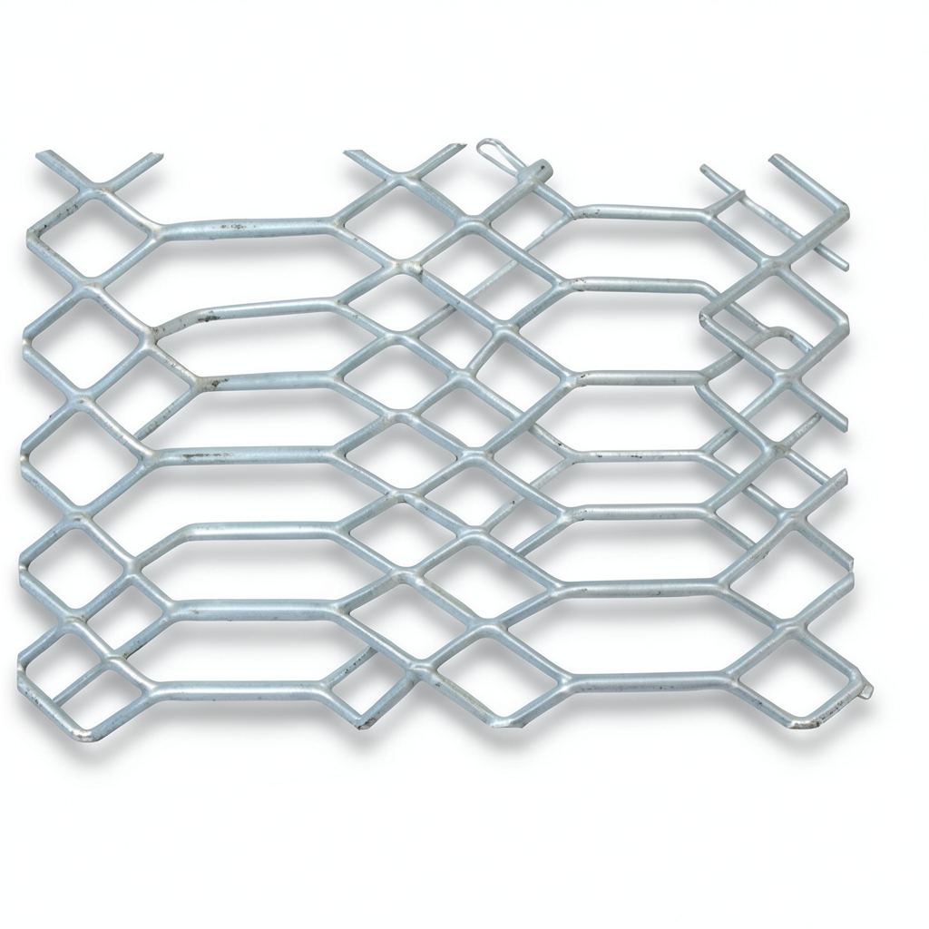 Hot Rolled Expanded Metal Sheet 1.2 mm Thickness, 1.22 M Width, 2 M Length, Jawhara Shape