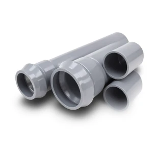 UPVC Pipes Nominal Pressure 10 Bar Outside Diameter 140 mm Thickness 5.4 mm Gray