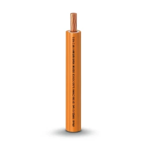 كابل نحاسي THHN/THWN معزول بمركب PVC 105 درجة مئوية قطر 6.4 مم 600 فولت طول 250 قدم برتقالي | شركة الفنار