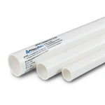 أنابيب UPVC جدول 80 مقاس ½ إنش سمك 3.7 مم لون أبيض | بلاستيك الوطنية