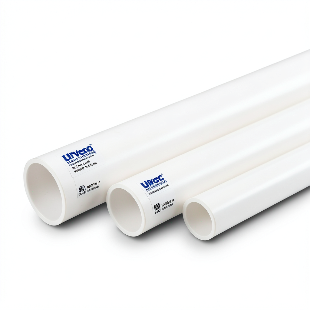 أنابيب UPVC جدول 40 مقاس ¾ إنش سمك 2.9 مم وزن 0.33 كجم/م لون أبيض | بلاستيك الوطنية