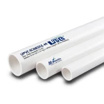 أنابيب UPVC جدول 40 مقاس 1 إنش سمك 3.4 مم وزن 0.48 كجم/م لون أبيض | بلاستيك الوطنية
