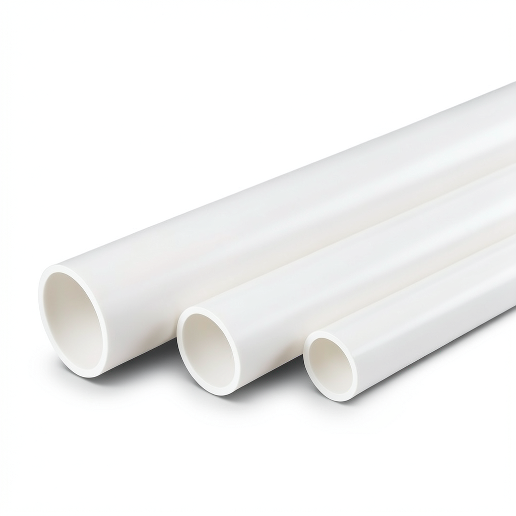 أنابيب UPVC جدول 80 مقاس ¼ 1 إنش سمك 4.9 مم وزن 0.84 كجم/م لون أبيض | بلاستيك الوطنية