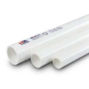 أنابيب UPVC جدول 80 مقاس 2 إنش سمك 5.5 مم وزن 1.41 كجم/م أبيض | بلاستيك الوطنية