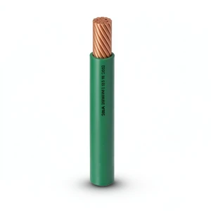 كابل نحاس THHN/THWN معزول PVC 105°C قطر 9.3 مم 600 فولت طول 500 قدم أخضر | شركة الفنار