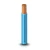 كابل نحاسي THHN/THWN معزول بمركب PVC 105 درجة مئوية قطر 7.6 مم 600 فولت طول 500 قدم أزرق | شركة الفنار - Image 1