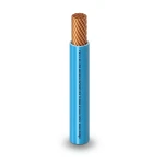 THHN/THWN Copper Cable 11.9 mm Diameter 600 Volt 500 Feet Blue PVC Insulation | Al Fanar