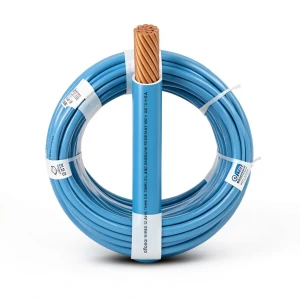 كابل نحاسي THHN/THWN معزول PVC قطر 15.1 مم 600 فولت طول 500 قدم أزرق | شركة الفنار