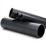 مواسير بلاستيك HDPE ضغط 6 بار PE 80 قطر 315 مم SDR 33 لون أسود
