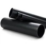 انابيب HDPE ضغط 6 بار PE 80 قطر خارجي 400 ملم سماكة 18.2 ملم لون اسود