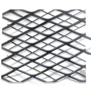 Hot Rolled Black Steel Expanded Metal Mesh Khaleeji 1.2 mm Thickness 2.44 m Width 2 m Length