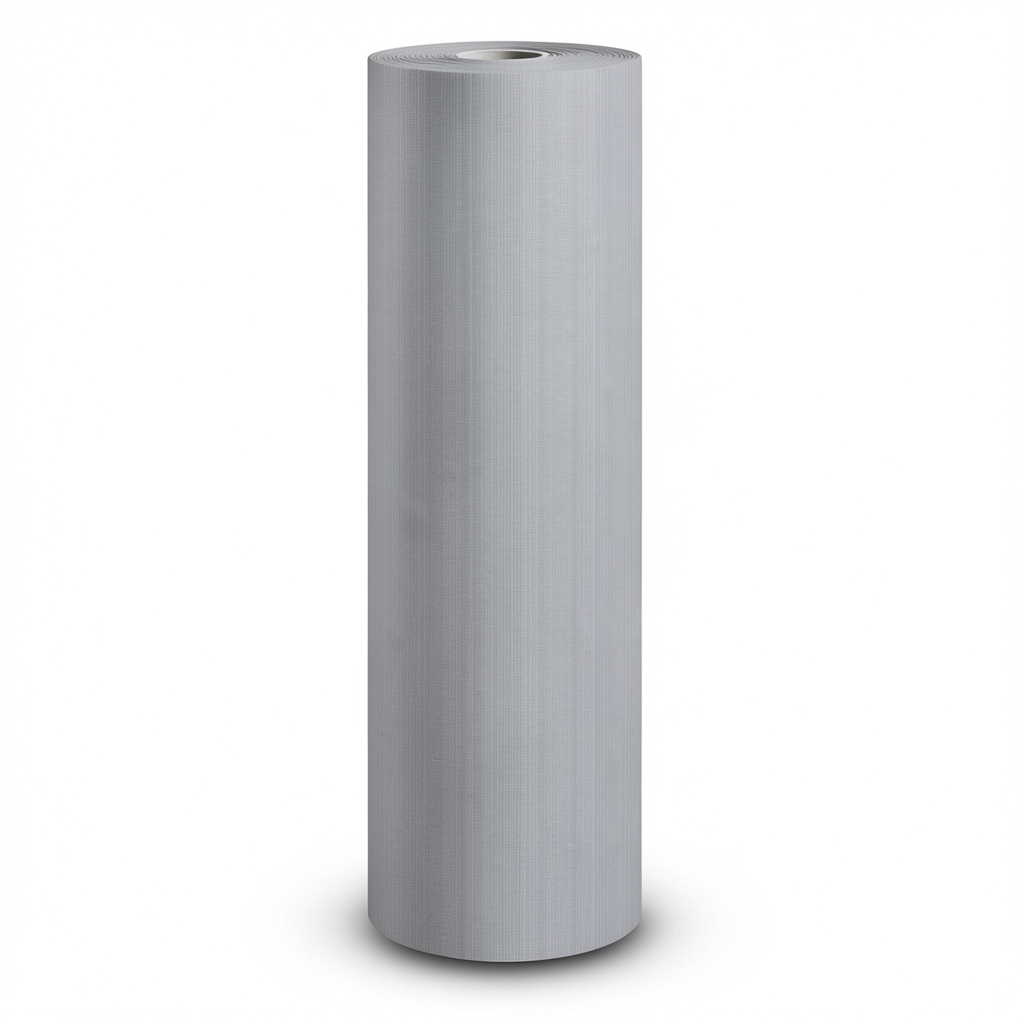 Plain Wallpaper Grey Color Length 10m Width 0.53m Model No. 49119